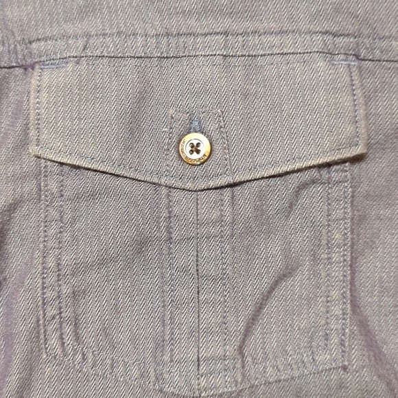 Rock & Republic Shirt Womens Button Up Small Navy Blue Long Sleeve Collared - Picture 2 of 8